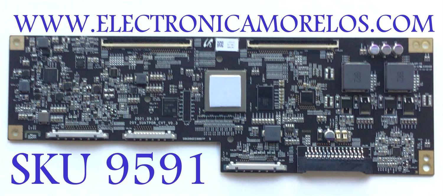 T-CON PARA TV SONY / NUMERO DE PARTE LJ94-49436N / 20Y_SUATPOR_CVT_V0.3 / BSS710NA1C / N000640027 / MODELO XR-65A95K / XR65A95K